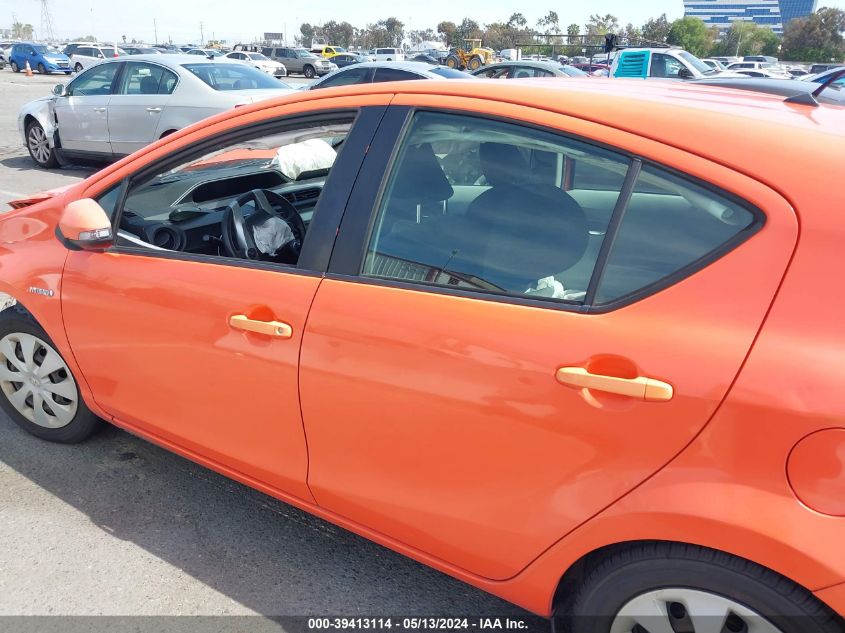 2012 Toyota Prius C Two VIN: JTDKDTB33C1009327 Lot: 39413114