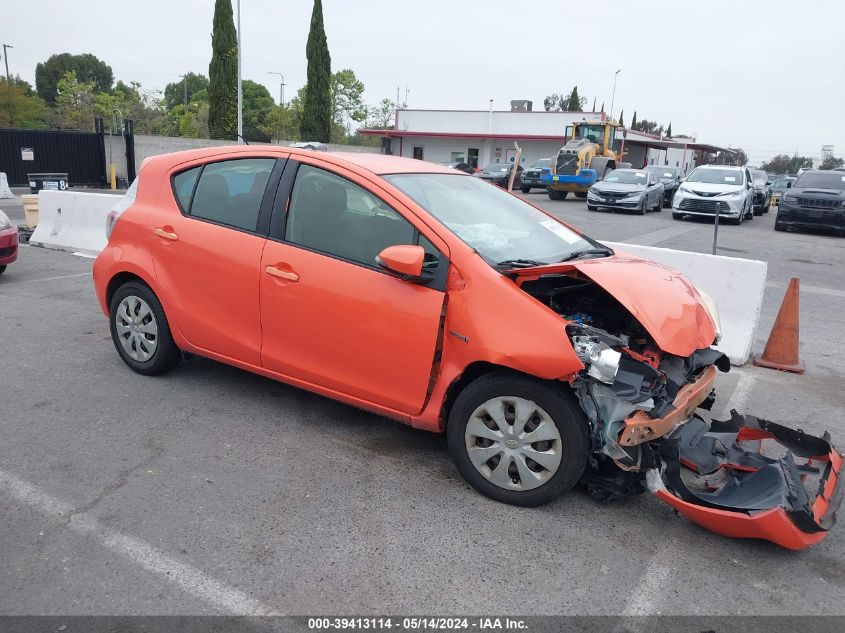 2012 Toyota Prius C Two VIN: JTDKDTB33C1009327 Lot: 39413114