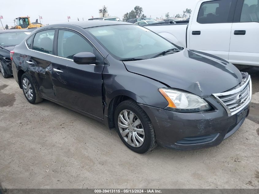 2013 Nissan Sentra Sv VIN: 3N1AB7AP0DL787465 Lot: 39413115