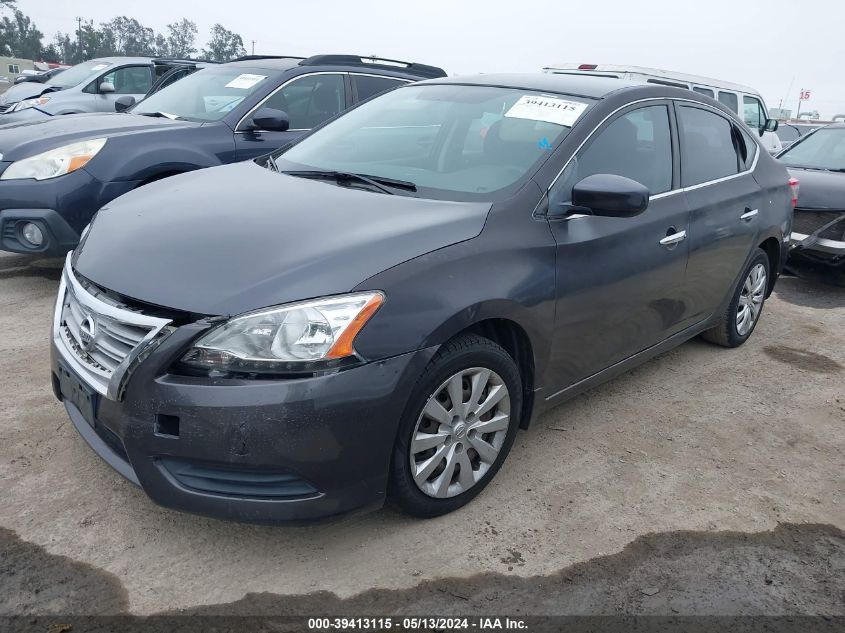 2013 Nissan Sentra Sv VIN: 3N1AB7AP0DL787465 Lot: 39413115