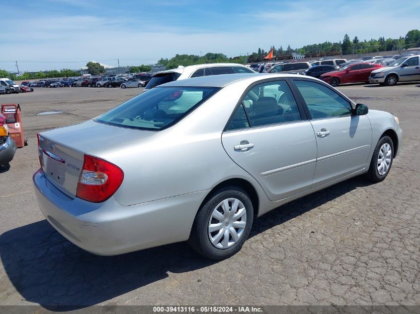 2004 Toyota Camry Le VIN: 4T1BE32K34U345866 Lot: 39413116