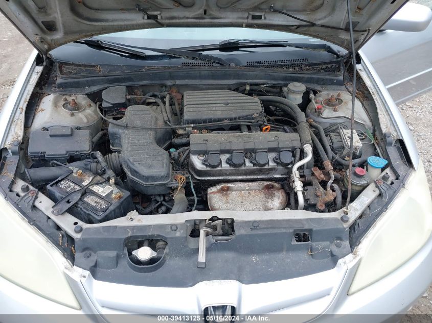 2004 Honda Civic Ex VIN: 2HGES26754H558333 Lot: 39413125