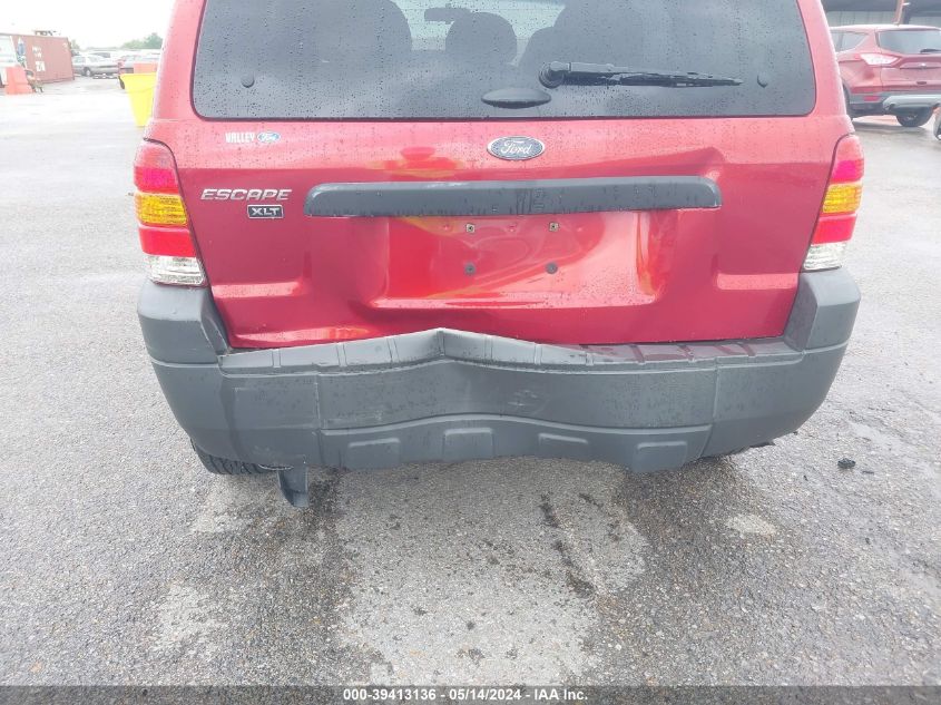 2005 Ford Escape Xlt VIN: 1FMCU03155DA15269 Lot: 39413136