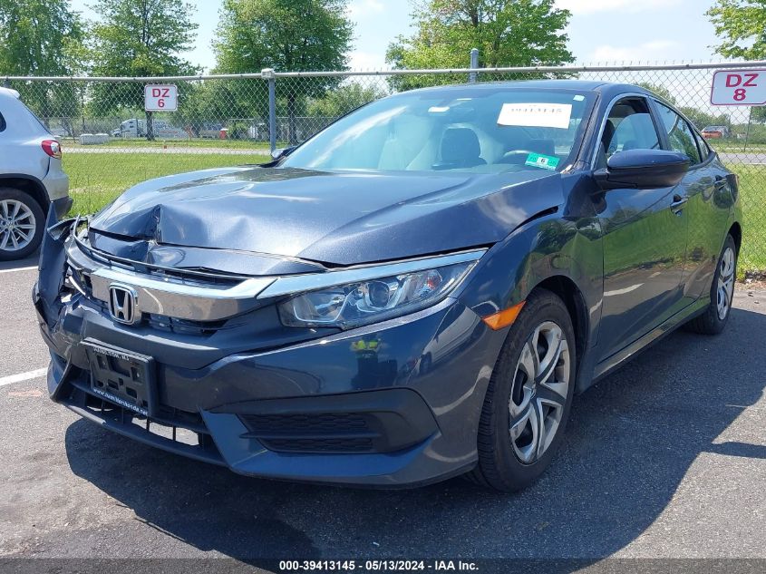 2018 Honda Civic Lx VIN: 2HGFC2F59JH573011 Lot: 39413145