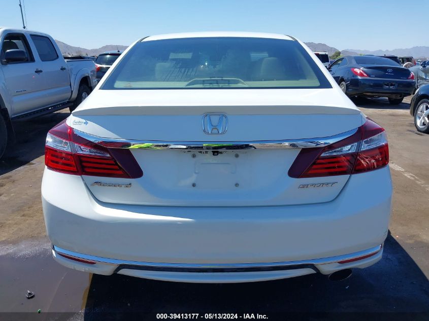 2016 Honda Accord Lx VIN: 1HGCR2F39GA247684 Lot: 39413177