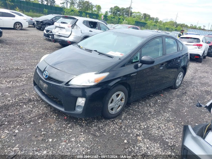 JTDKN3DU0B0284399 2011 Toyota Prius Two