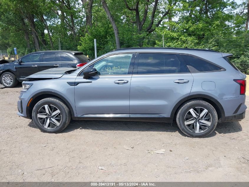 2022 Kia Sorento S VIN: 5XYRL4LC4NG124477 Lot: 39413191