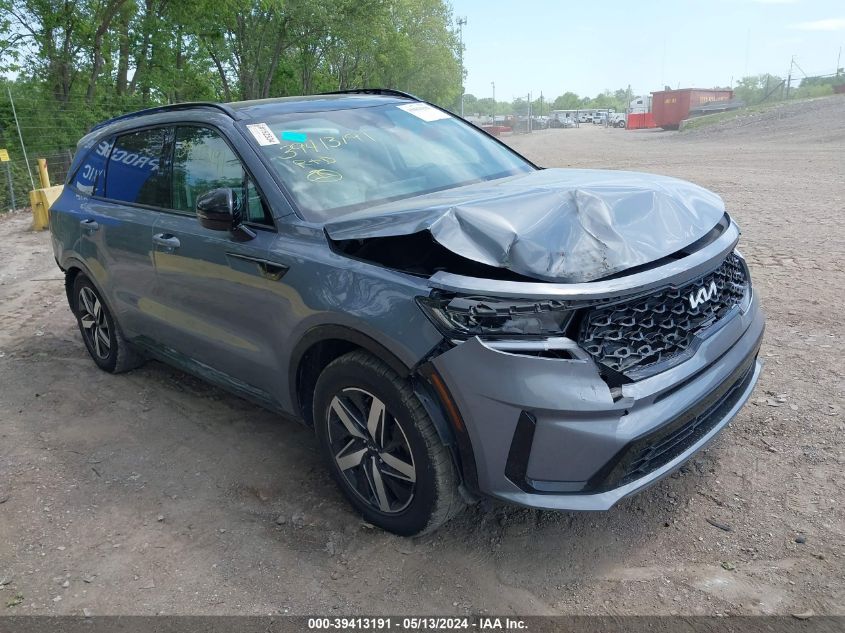 2022 Kia Sorento S VIN: 5XYRL4LC4NG124477 Lot: 39413191
