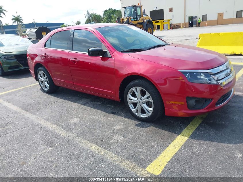 2012 Ford Fusion Se VIN: 3FAHP0HG8CR291051 Lot: 39413194