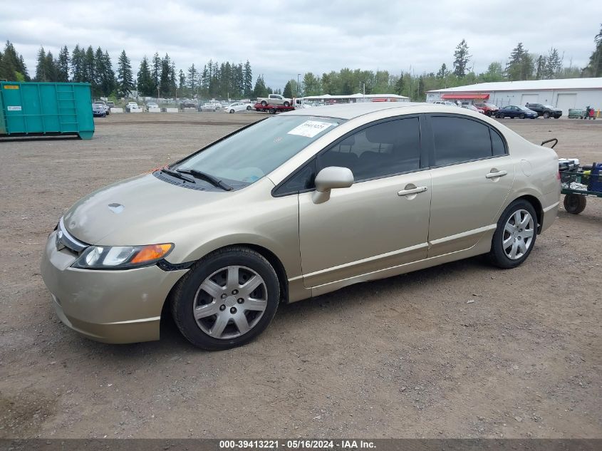 2007 Honda Civic Lx VIN: 1HGFA16597L010374 Lot: 39413221