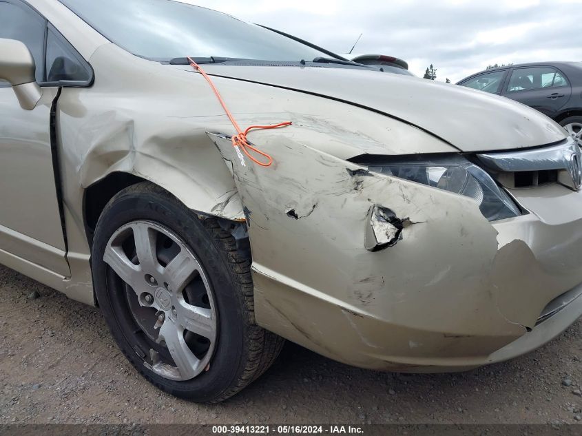 2007 Honda Civic Lx VIN: 1HGFA16597L010374 Lot: 39413221