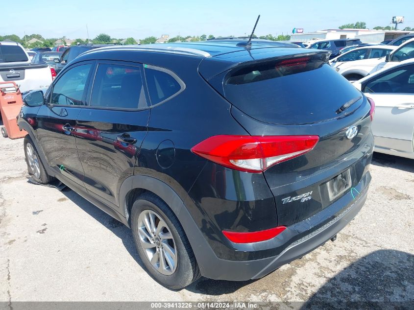 2016 Hyundai Tucson Limited/Sport And Eco/Se VIN: KM8J33A21GU044472 Lot: 39413226