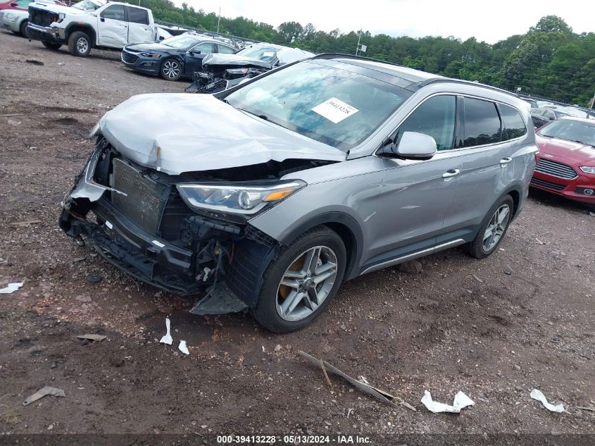 2017 Hyundai Santa Fe VIN: KM8SR4HGXHU236105 Lot: 39413228