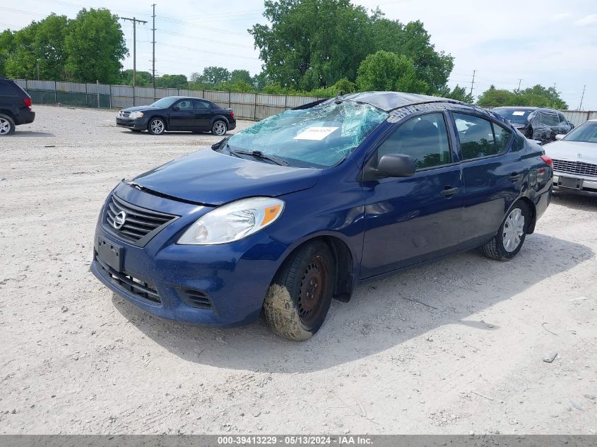 2014 Nissan Versa 1.6 S+ VIN: 3N1CN7AP0EL831871 Lot: 39413229