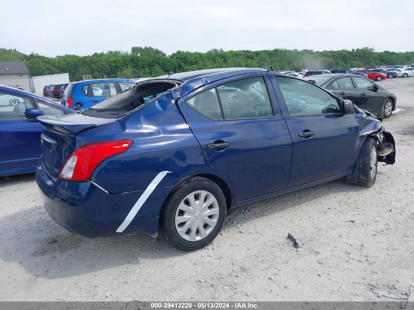 2014 Nissan Versa 1.6 S+ VIN: 3N1CN7AP0EL831871 Lot: 39413229