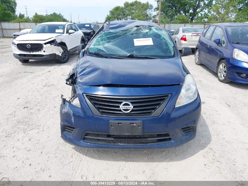 2014 Nissan Versa 1.6 S+ VIN: 3N1CN7AP0EL831871 Lot: 39413229