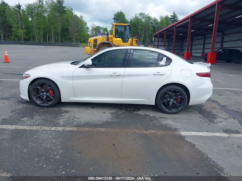 2018 Alfa Romeo Giulia Ti Sport Awd VIN: ZARFAEEN1J7590300 Lot: 39413230