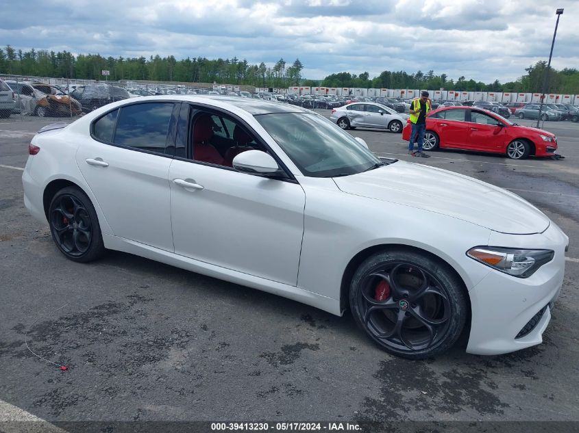 2018 Alfa Romeo Giulia Ti Sport Awd VIN: ZARFAEEN1J7590300 Lot: 39413230