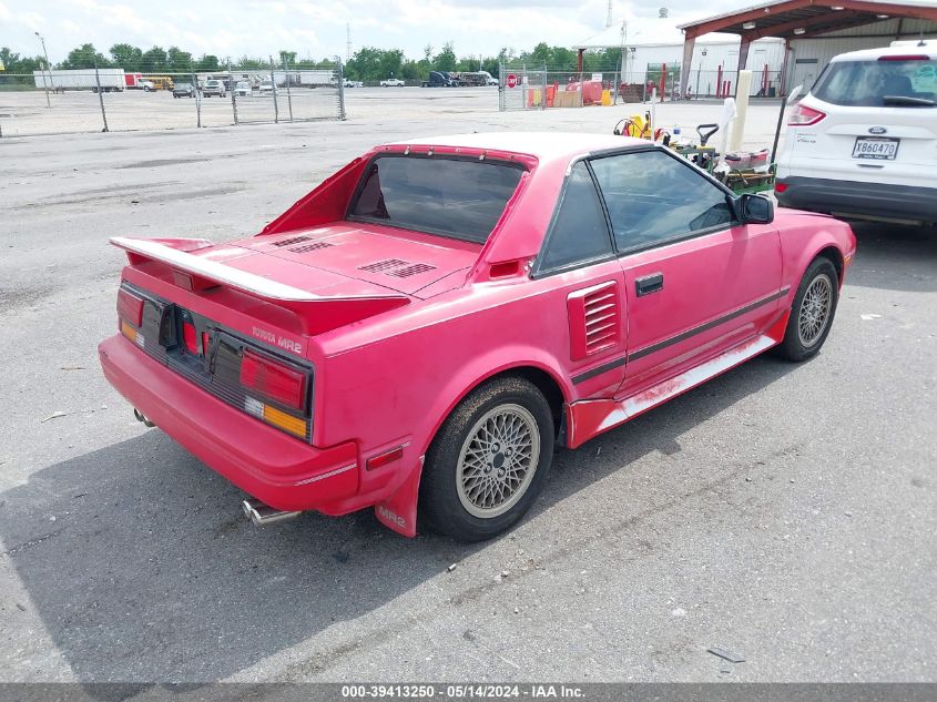 1988 Toyota Mr2 VIN: JT2AW15C3J0129081 Lot: 39413250