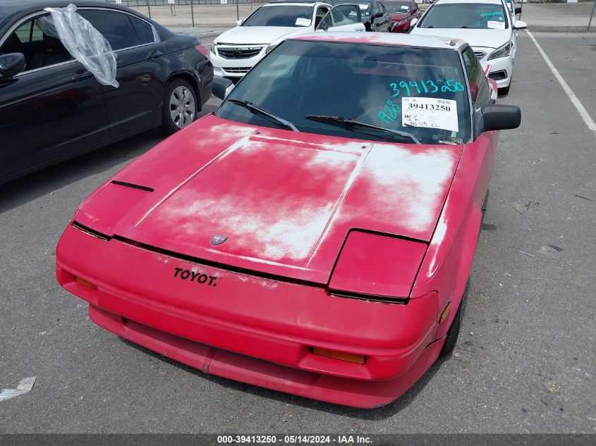 1988 Toyota Mr2 VIN: JT2AW15C3J0129081 Lot: 39413250