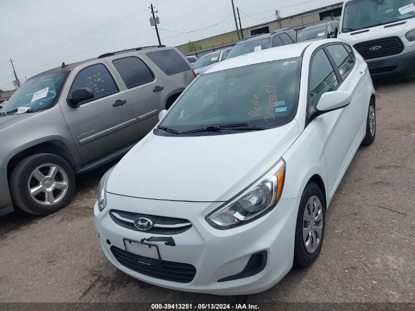 2017 Hyundai Accent Se VIN: KMHCT5AE1HU351513 Lot: 39413251