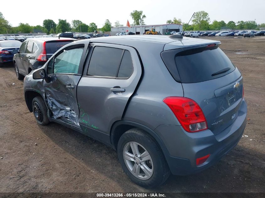 VIN 3GNCJNSB2LL268441 2020 CHEVROLET TRAX LS