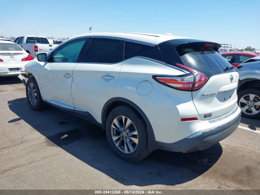 5N1AZ2MG1FN268785 2015 Nissan Murano S