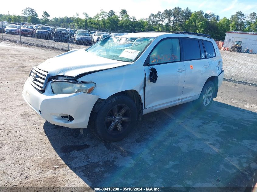 2008 Toyota Highlander VIN: JTEES41A482027759 Lot: 39413290