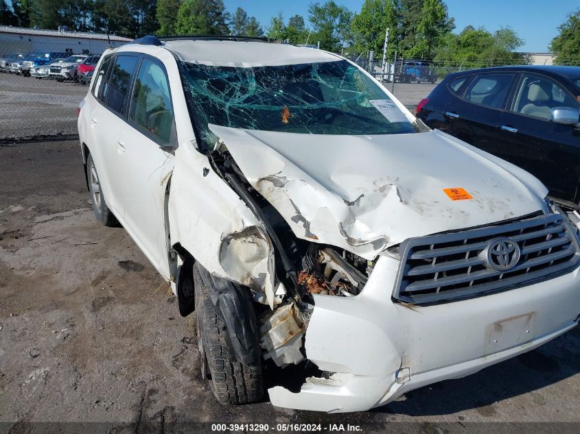 2008 Toyota Highlander VIN: JTEES41A482027759 Lot: 39413290