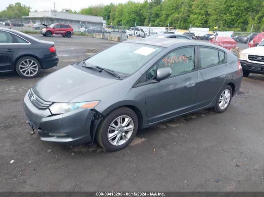 2010 Honda Insight Ex VIN: JHMZE2H73AS040681 Lot: 39413295