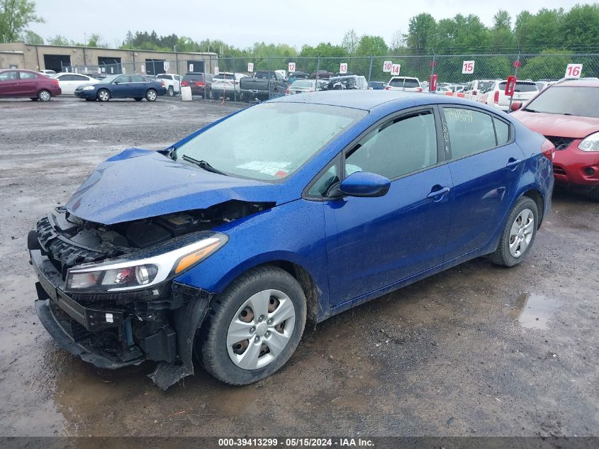 2017 Kia Forte Lx VIN: 3KPFK4A76HE159986 Lot: 39413299