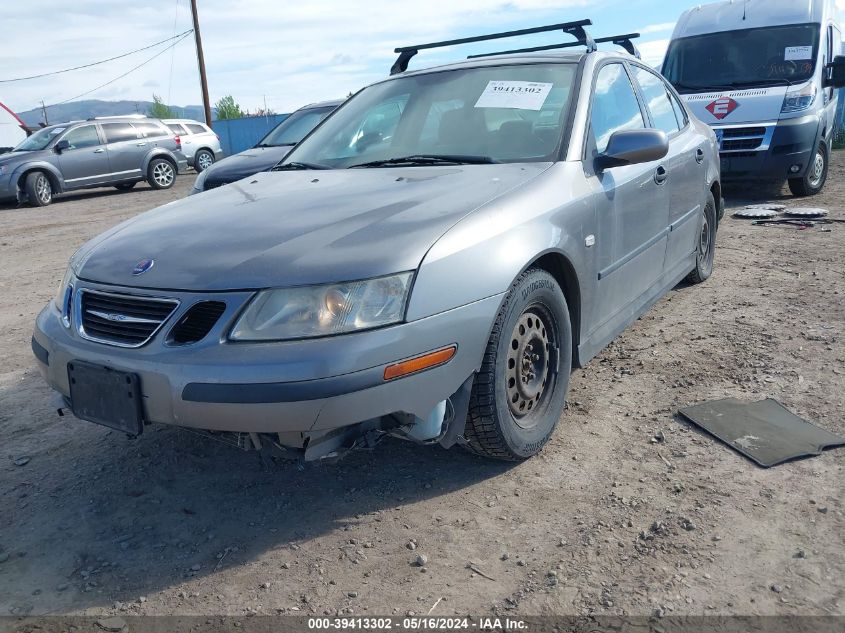 2003 Saab 9-3 Linear VIN: YS3FB49S631011656 Lot: 39413302