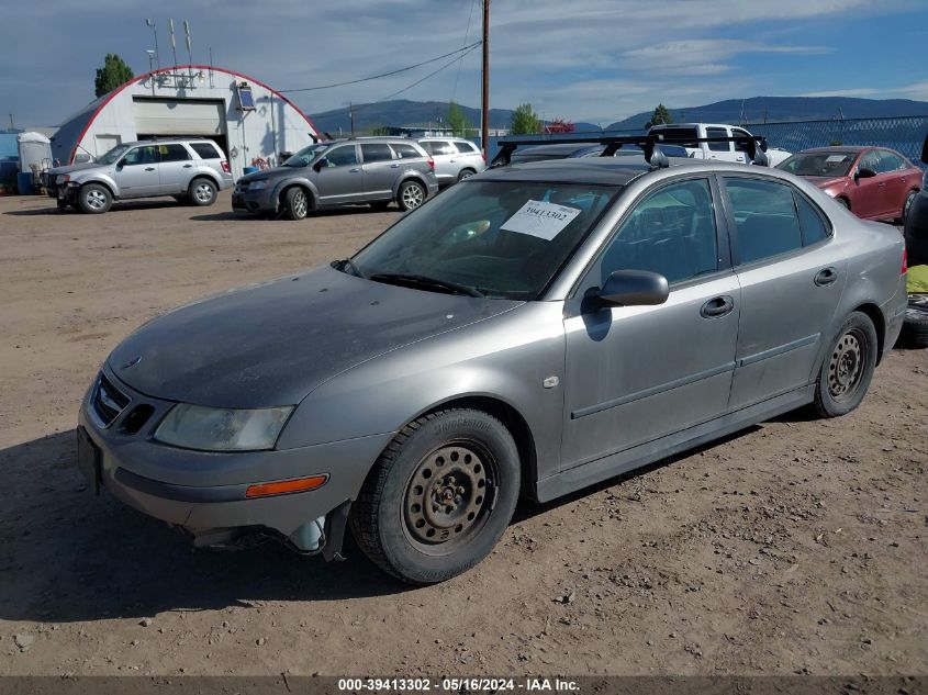 2003 Saab 9-3 Linear VIN: YS3FB49S631011656 Lot: 39413302