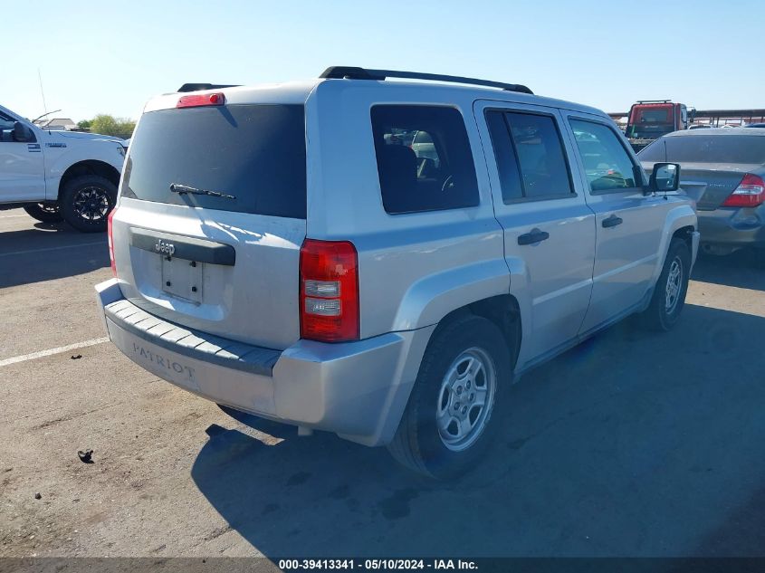 2009 Jeep Patriot Sport VIN: 1J4FT28B99D235239 Lot: 39413341