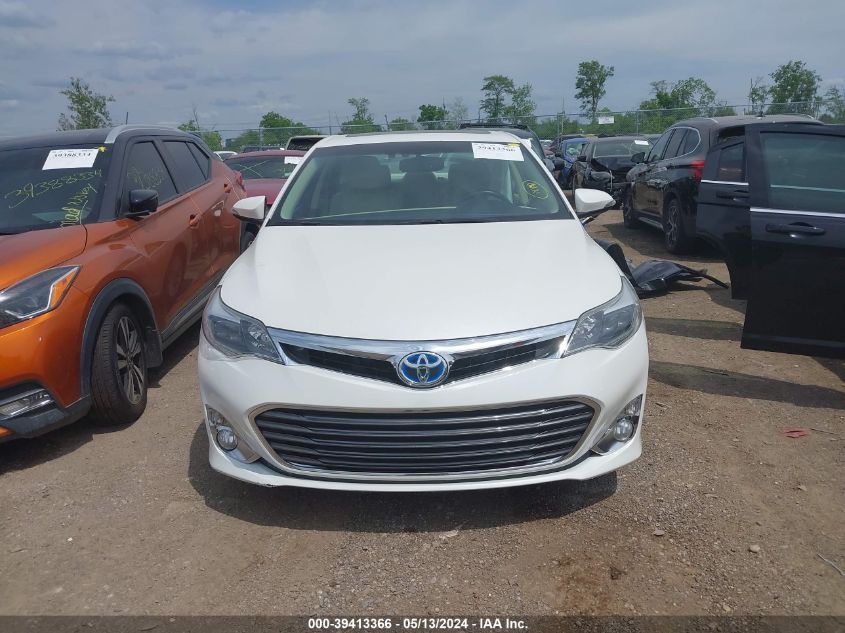 2013 Toyota Avalon Hybrid Limited VIN: 4T1BD1EB5DU011602 Lot: 39413366