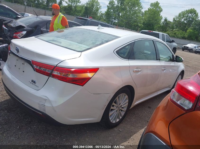 2013 Toyota Avalon Hybrid Limited VIN: 4T1BD1EB5DU011602 Lot: 39413366