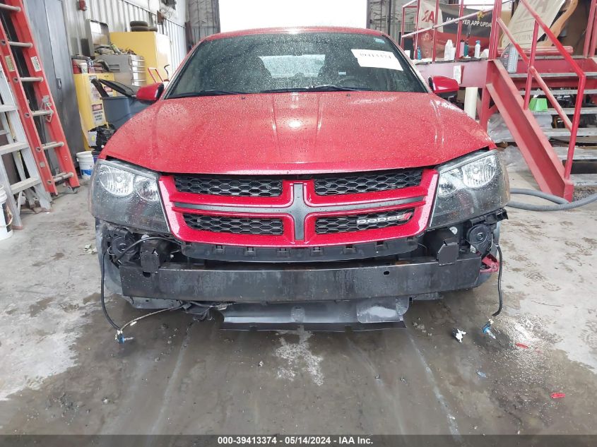 2013 Dodge Avenger R/T VIN: 1C3CDZBG3DN591101 Lot: 39413374