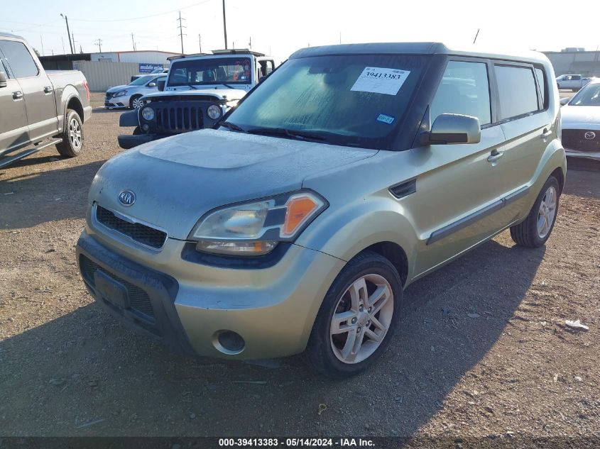 2011 Kia Soul + VIN: KNDJT2A2XB7254476 Lot: 39413383