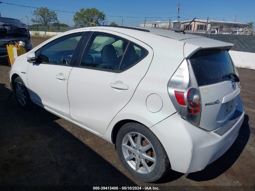 2012 Toyota Prius C Three VIN: JTDKDTB34C1018117 Lot: 39413400