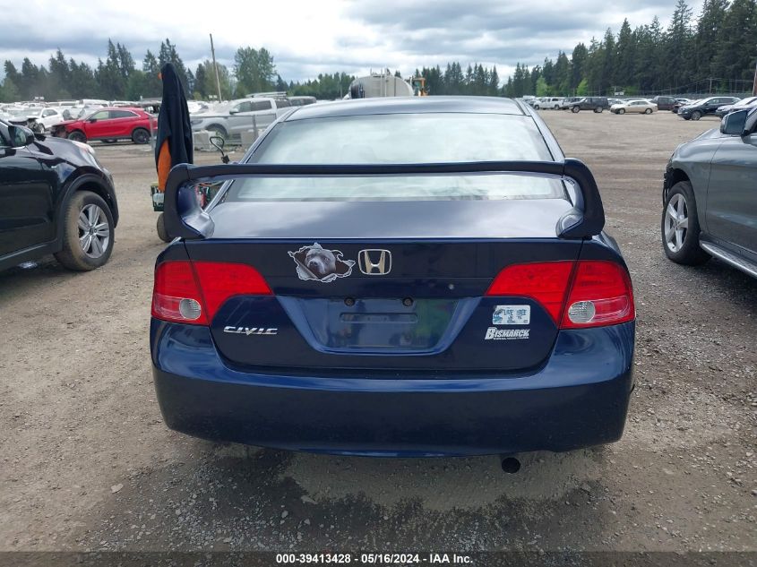 2008 Honda Civic Lx VIN: 1HGFA16588L050124 Lot: 39413428