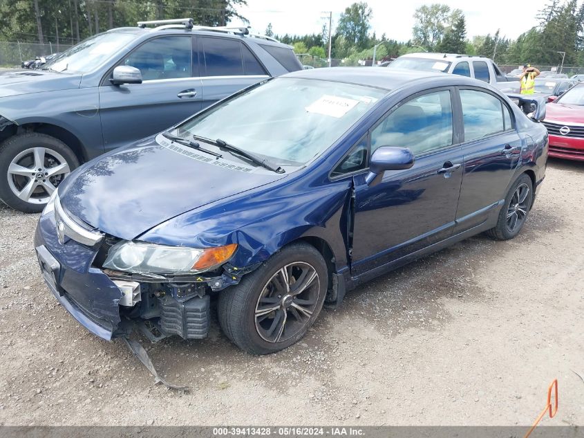 2008 Honda Civic Lx VIN: 1HGFA16588L050124 Lot: 39413428