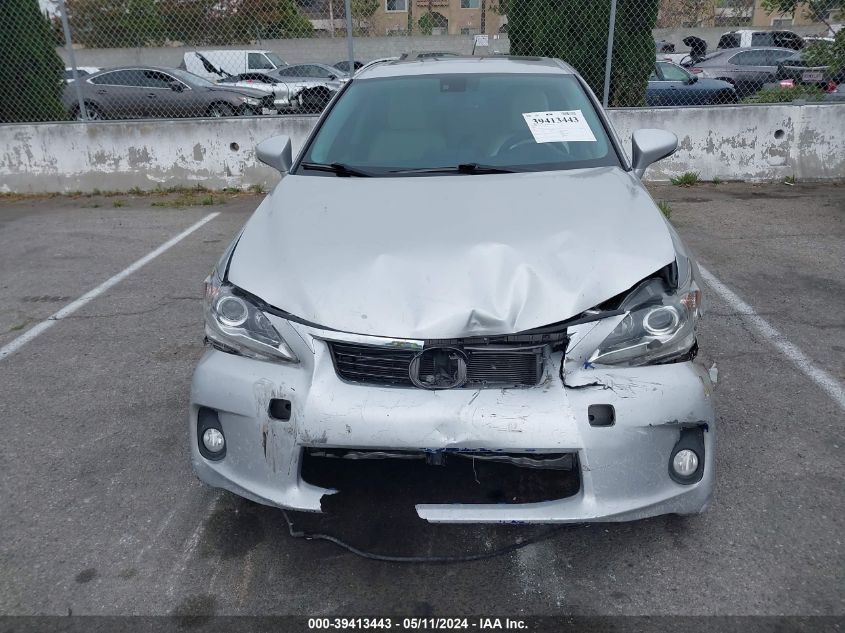 2012 Lexus Ct 200H Premium VIN: JTHKD5BH2C2095388 Lot: 39413443