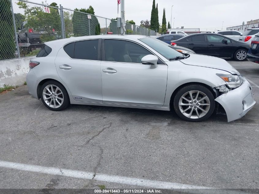 2012 Lexus Ct 200H Premium VIN: JTHKD5BH2C2095388 Lot: 39413443