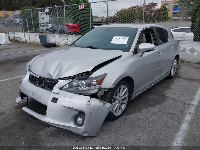 2012 Lexus Ct 200H Premium VIN: JTHKD5BH2C2095388 Lot: 39413443