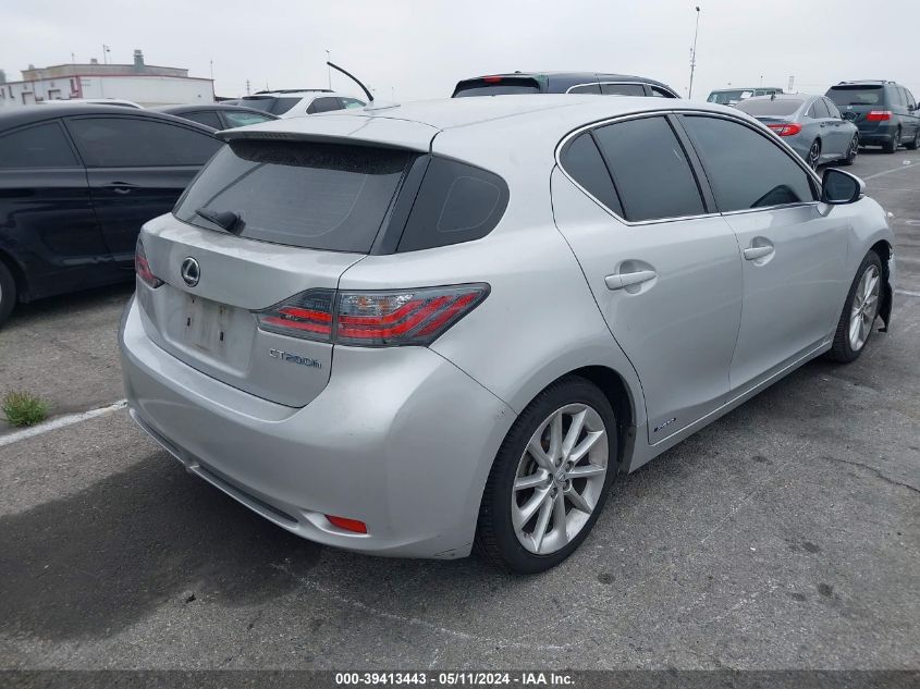 2012 Lexus Ct 200H Premium VIN: JTHKD5BH2C2095388 Lot: 39413443