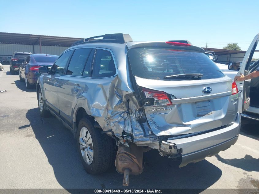 2011 Subaru Outback 2.5I VIN: 4S4BRBAC9B3370802 Lot: 39413449