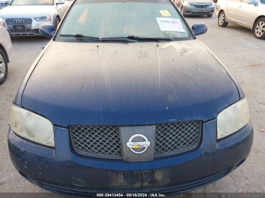 2006 Nissan Sentra 1.8S VIN: 3N1CB51D36L632611 Lot: 39413454