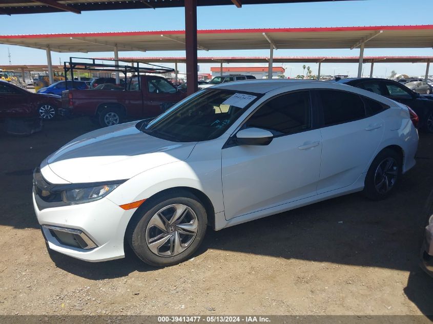 2020 Honda Civic Lx VIN: 19XFC2F6XLE000916 Lot: 39413477