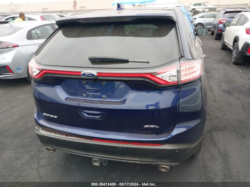 2016 Ford Edge Sel VIN: 2FMPK3J87GBB04679 Lot: 39413489