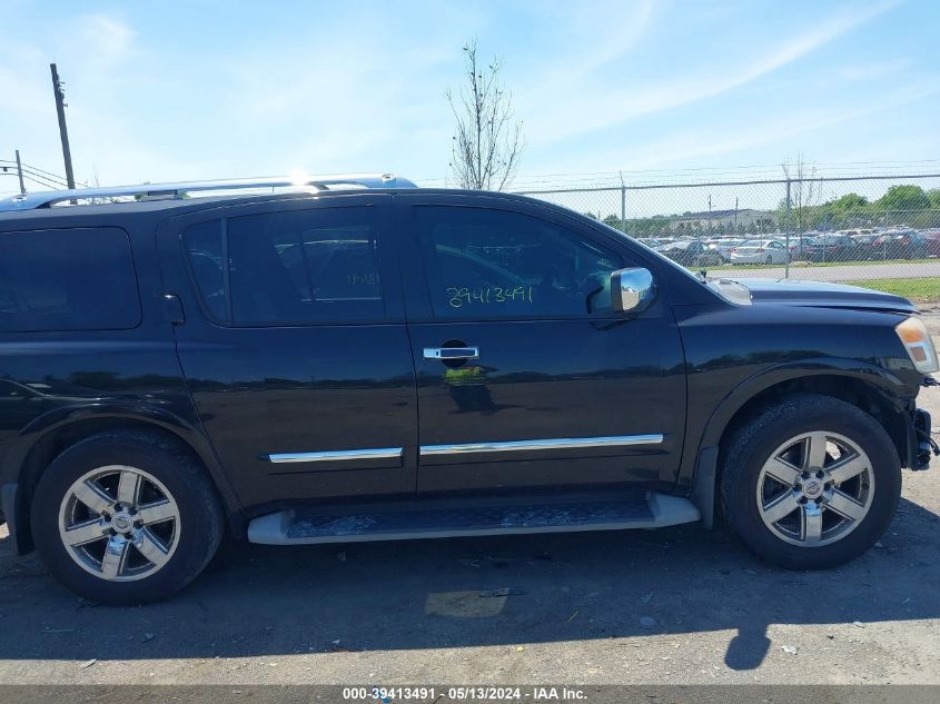 2011 Nissan Armada Platinum VIN: 5N1AA0NC7BN600228 Lot: 39413491